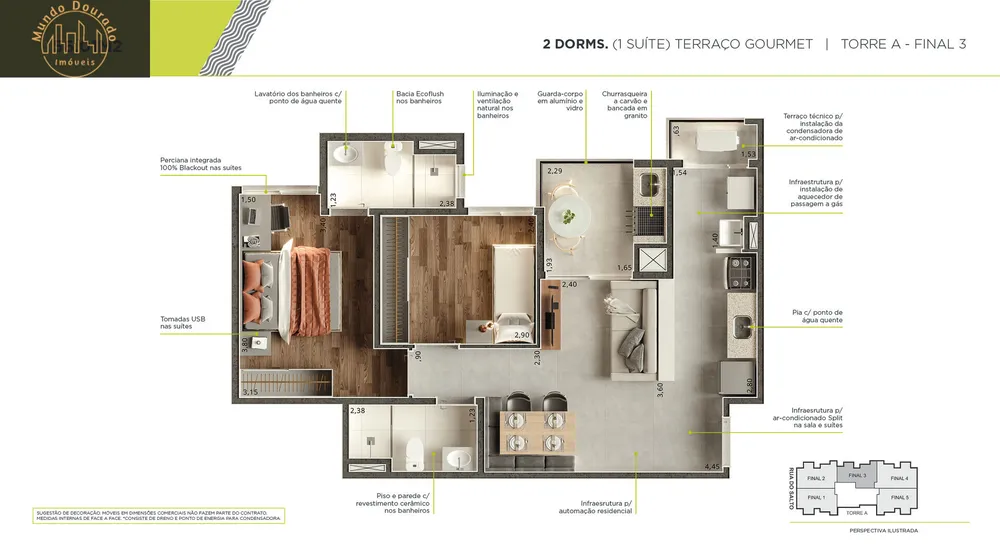 Apartamento, 2 quartos, 58 m² - Foto 15