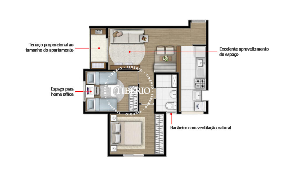 Apartamento, 3 quartos, 59 m² - Foto 16