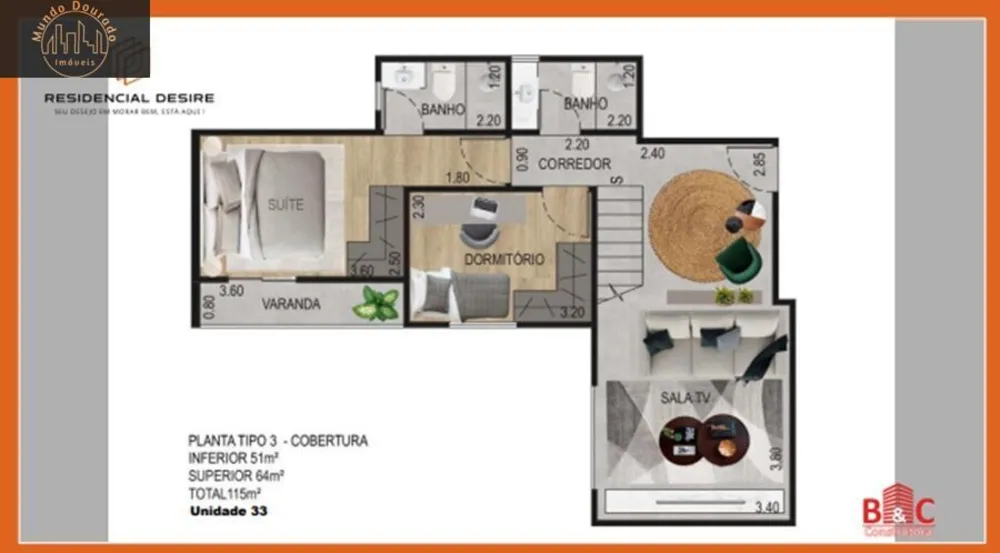 Apartamento, 2 quartos, 59 m² - Foto 16