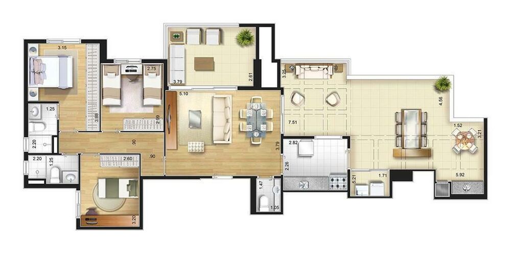 Apartamento, 2 quartos, 59 m² - Foto 5