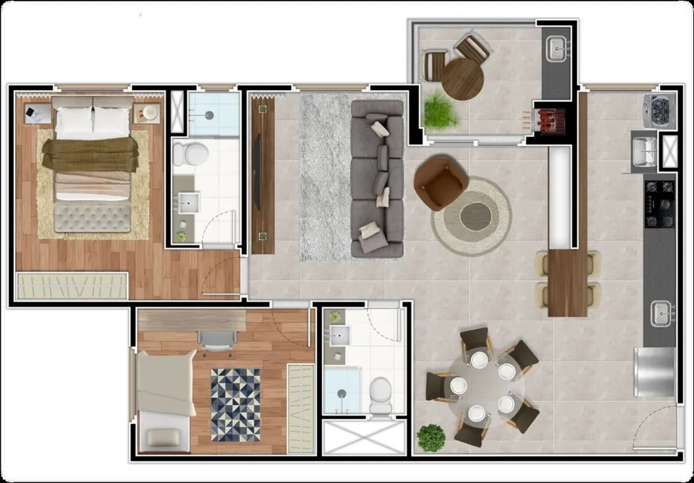 Apartamento, 3 quartos, 83 m² - Foto 16