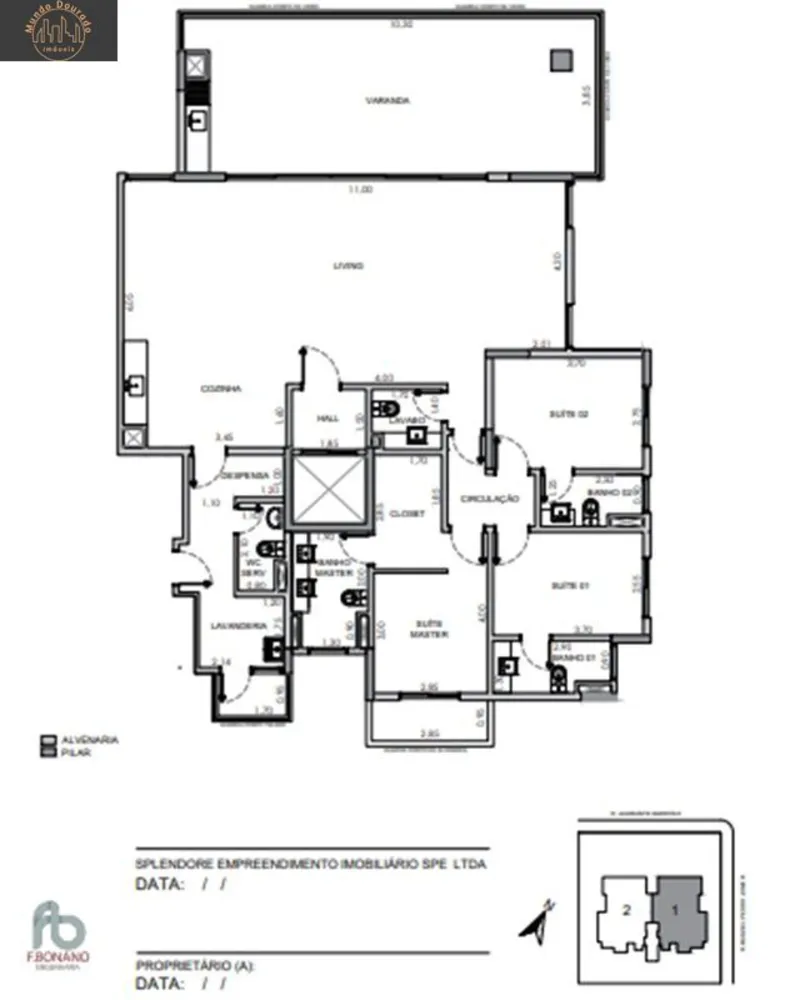 Apartamento, 3 quartos, 195 m² - Foto 7