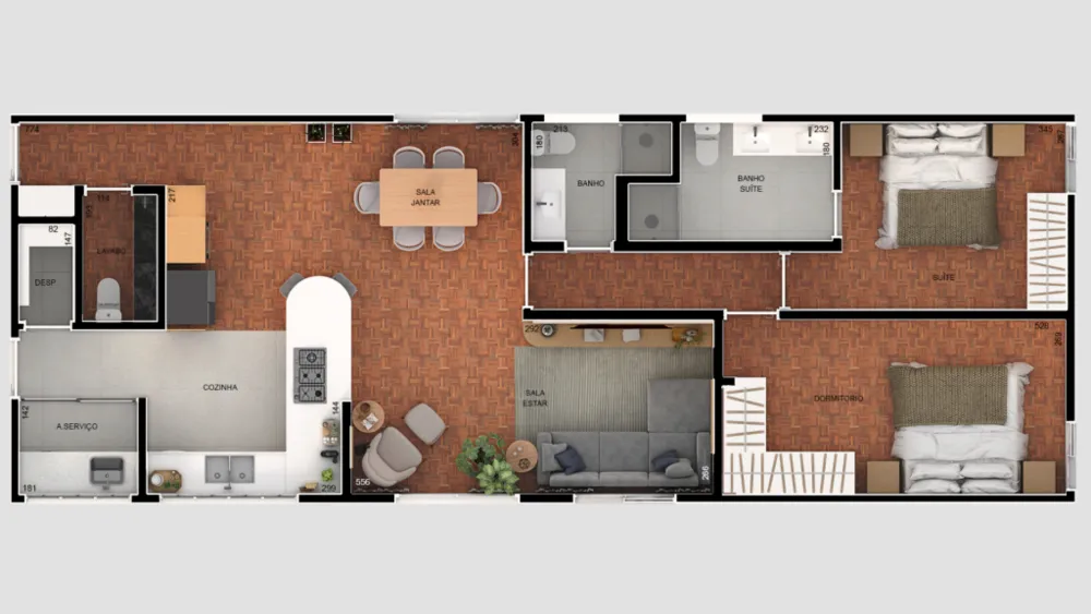 Apartamento, 2 quartos, 108 m² - Foto 3