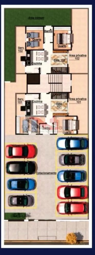 Apartamento, 2 quartos, 33 m² - Foto 2