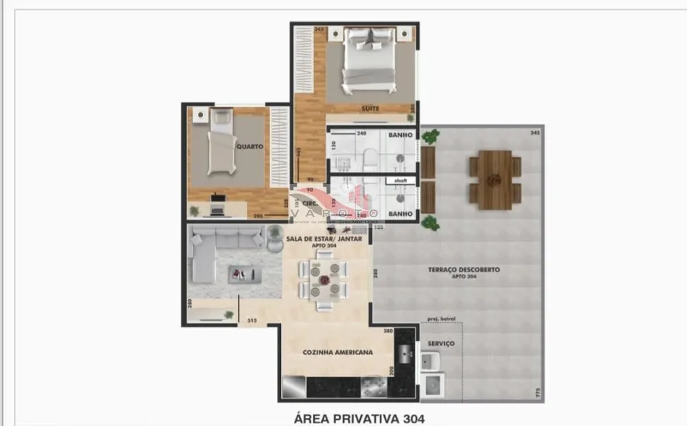 Apartamento, 2 quartos, 31 m² - Foto 1