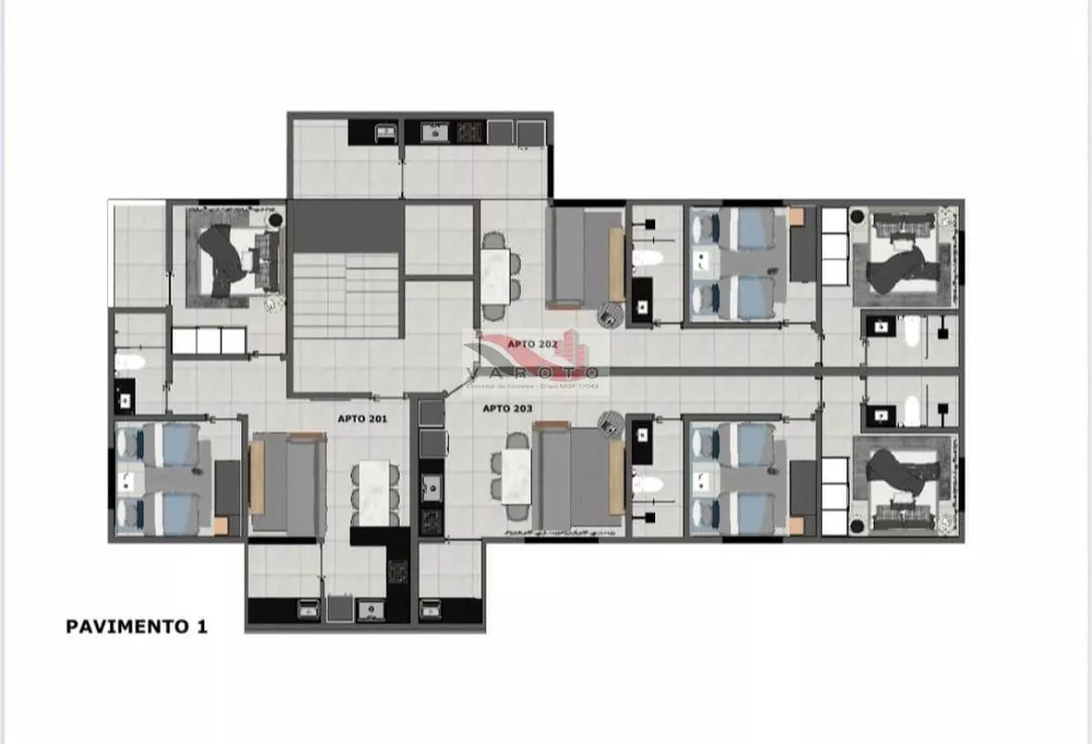 Apartamento, 2 quartos, 3 m² - Foto 1