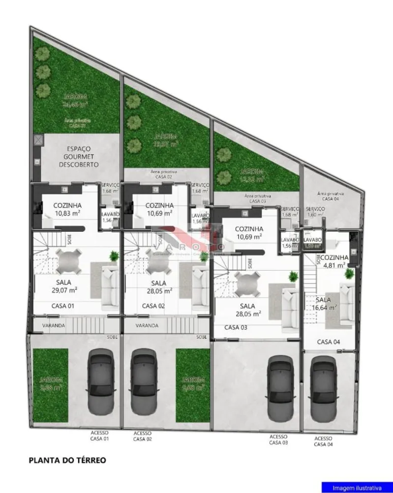 Casa, 3 quartos, 56 m² - Foto 5