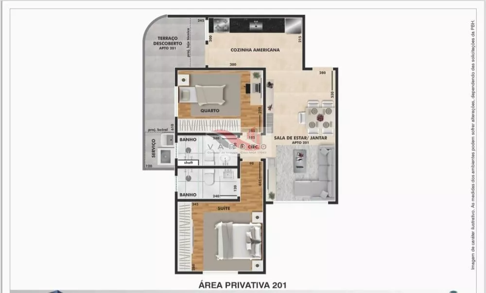 Apartamento, 2 quartos, 10 m² - Foto 2