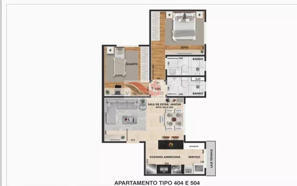 Apartamento, 2 quartos - Foto 3