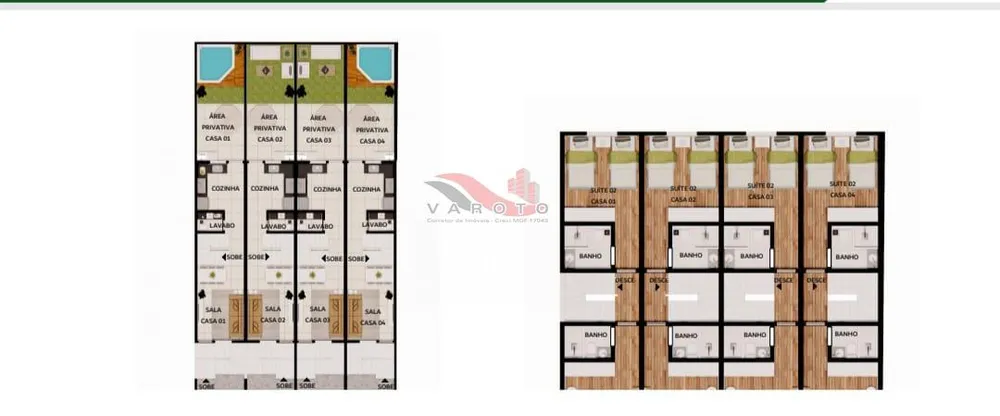 Casa, 2 quartos, 50 m² - Foto 10