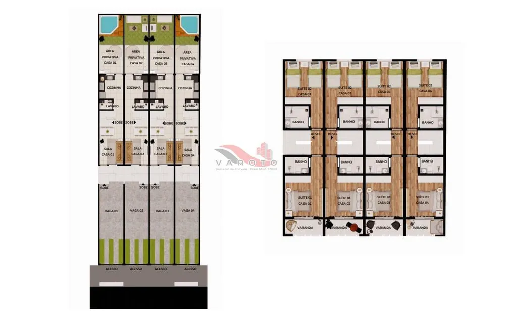 Casa, 2 quartos, 50 m² - Foto 11