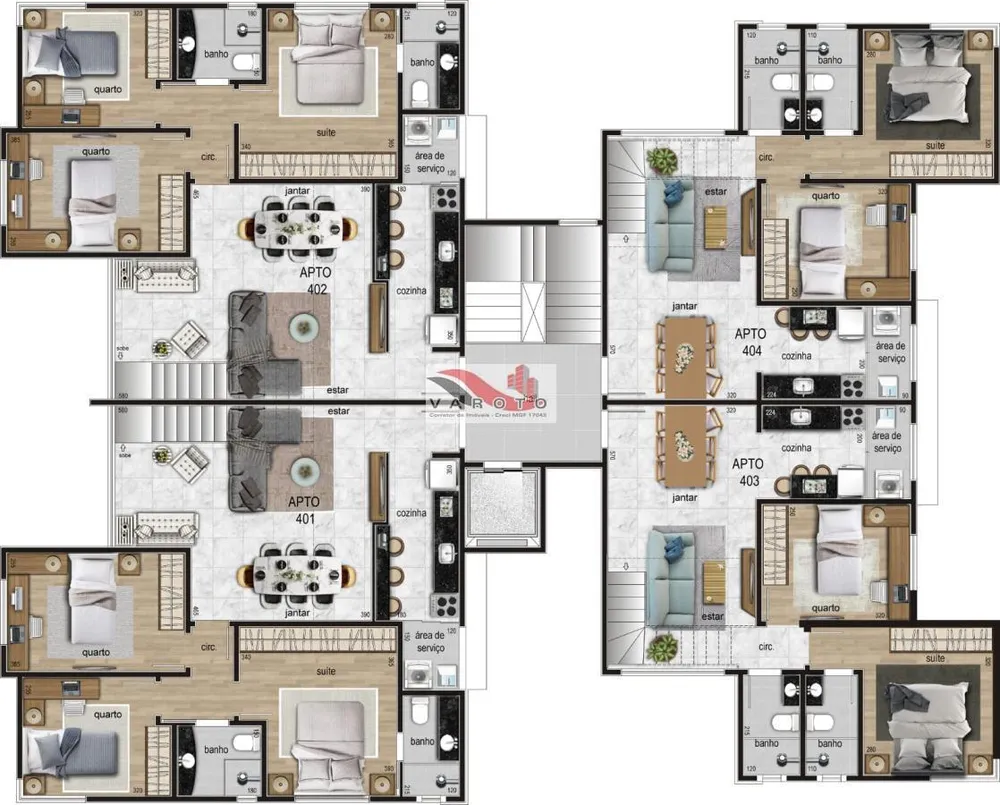 Cobertura, 3 quartos, 42 m² - Foto 2