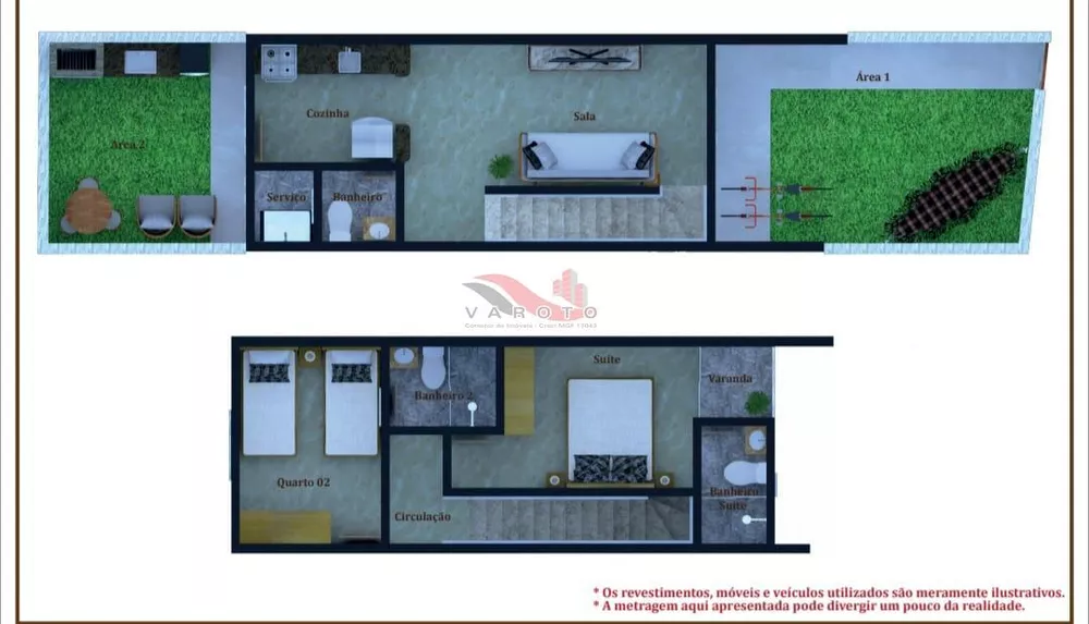 Casa à venda com 3 quartos, 101m² - Foto 3