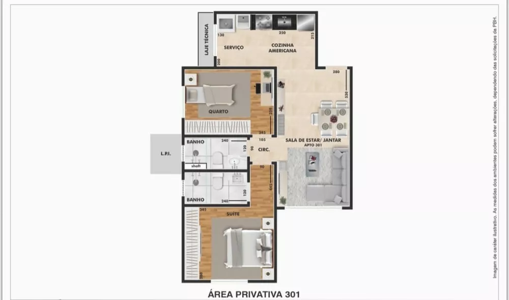 Apartamento, 2 quartos - Foto 3