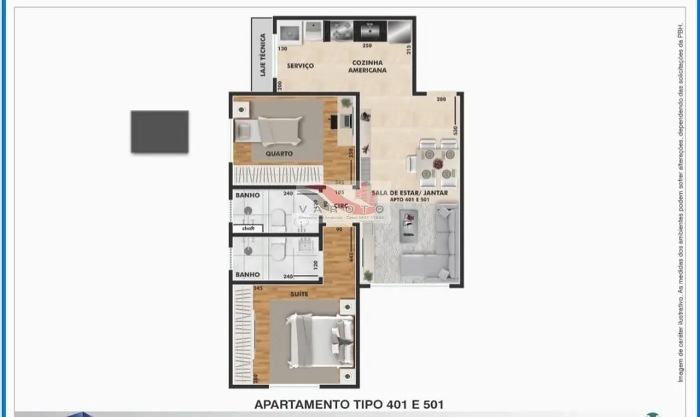 Apartamento, 2 quartos - Foto 4
