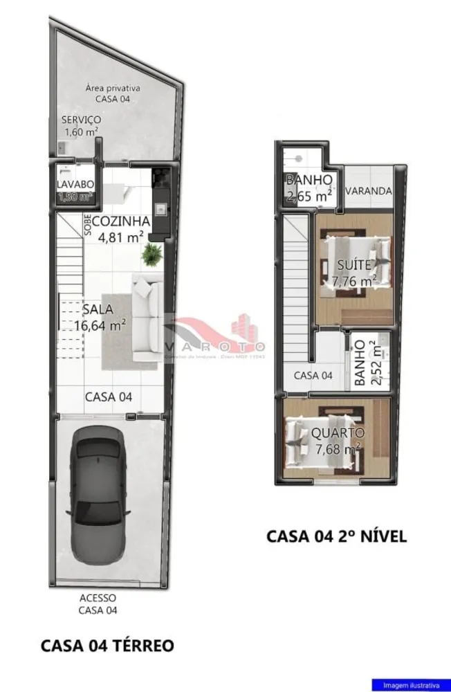 Casa, 2 quartos, 23 m² - Foto 10
