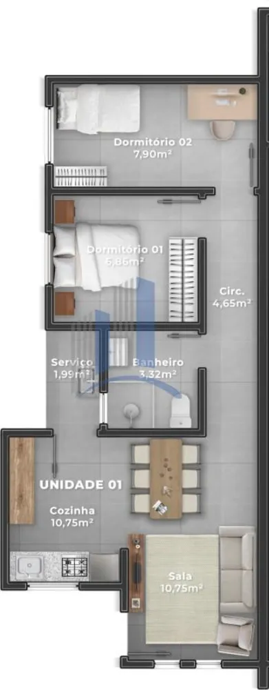 Casa, 2 quartos - Foto 12