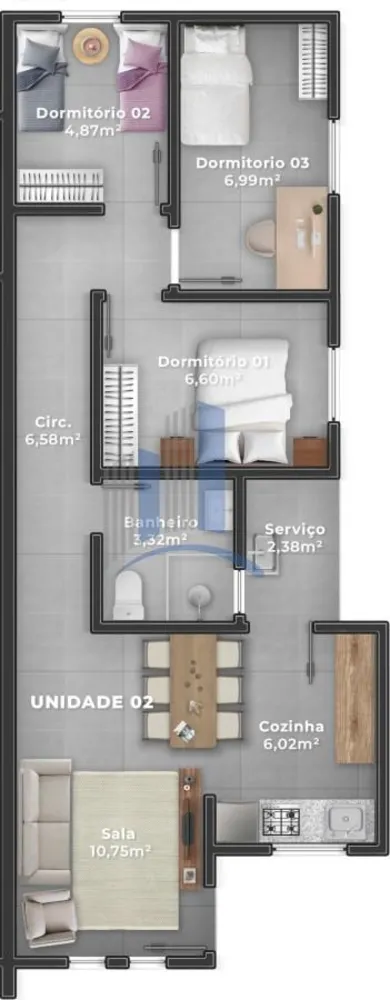Casa, 3 quartos - Foto 7