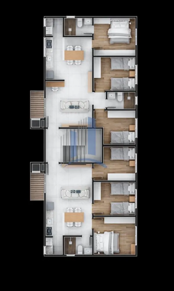 Apartamento, 3 quartos, 49 m² - Foto 7