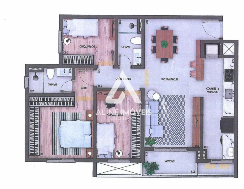 Apartamento, 2 quartos - Foto 2