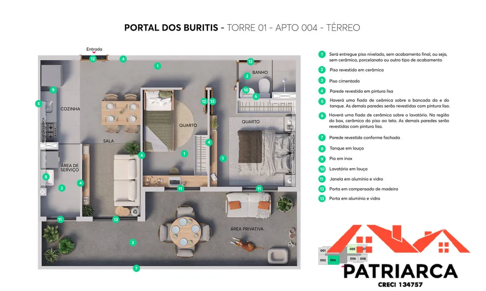 Apartamento, 2 quartos, 44 m² - Foto 7