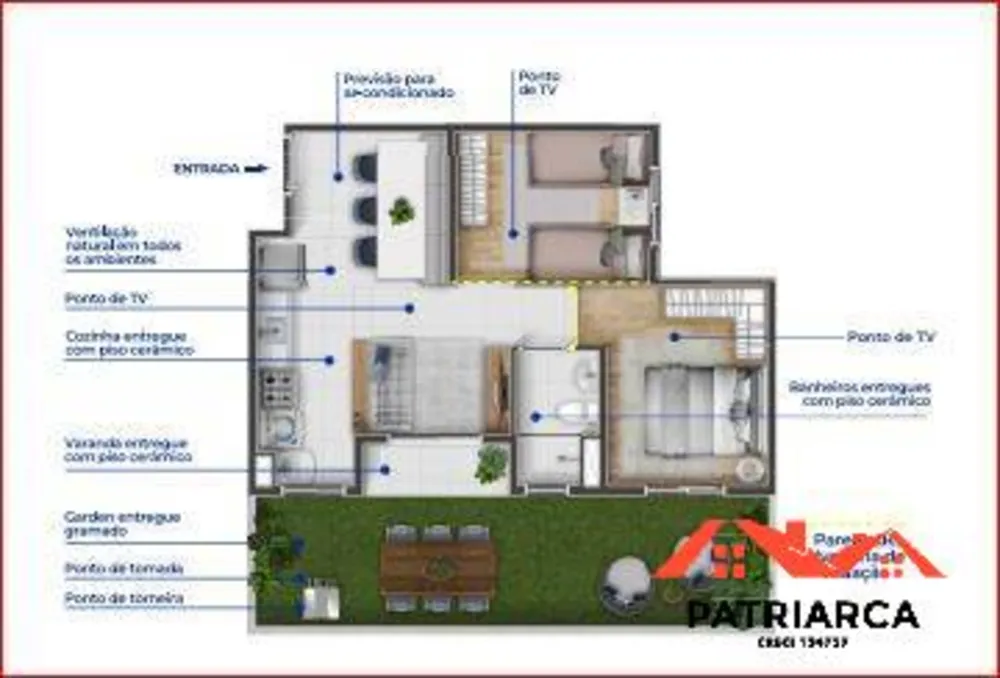 Apartamento, 2 quartos, 44 m² - Foto 12