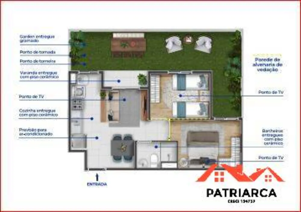 Apartamento, 2 quartos, 44 m² - Foto 13