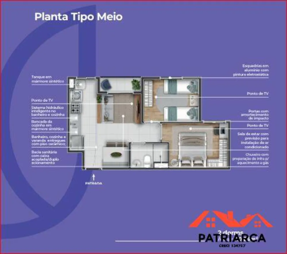 Apartamento, 2 quartos, 41 m² - Foto 15