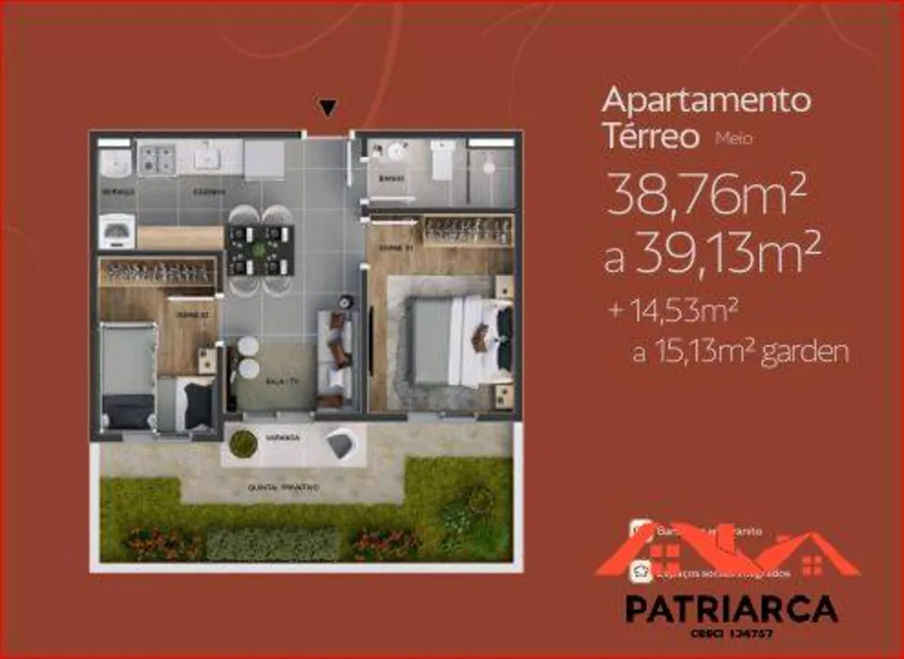 Apartamento, 2 quartos, 40 m² - Foto 12