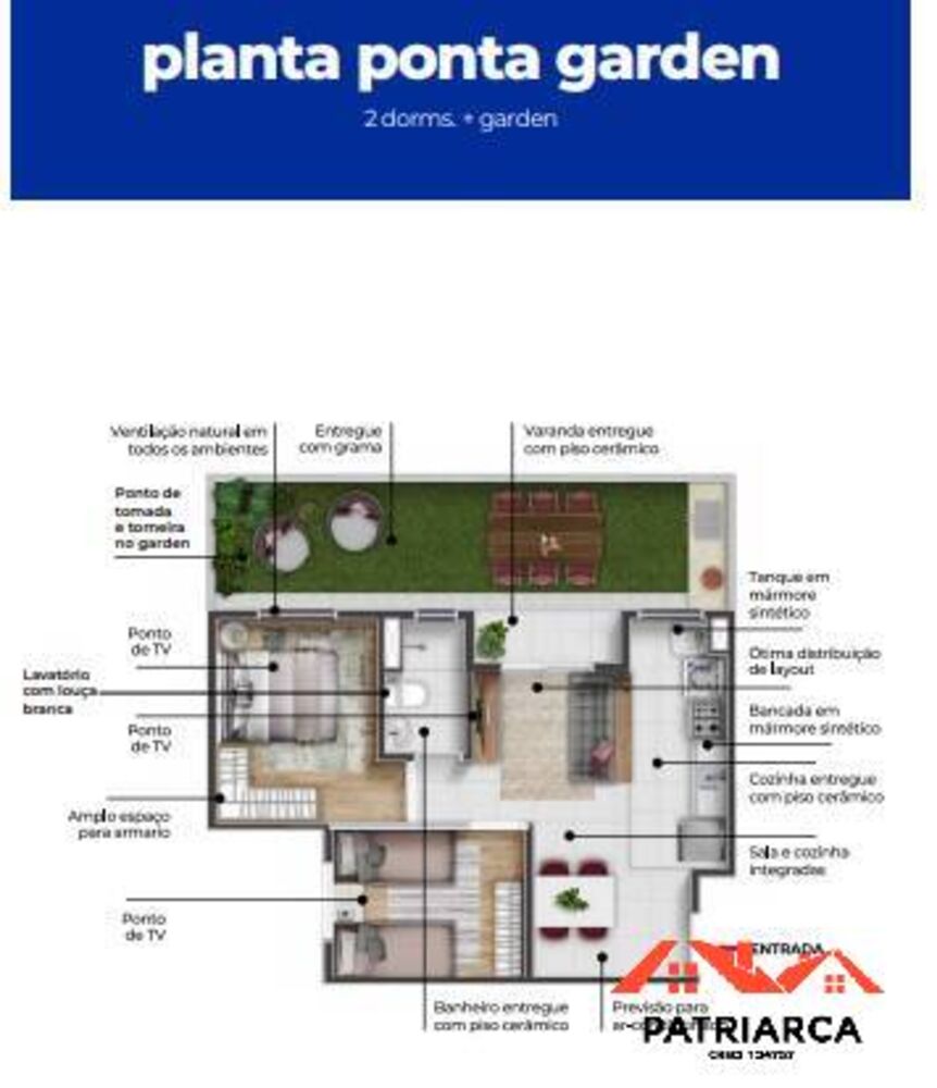 Apartamento, 2 quartos, 40 m² - Foto 2
