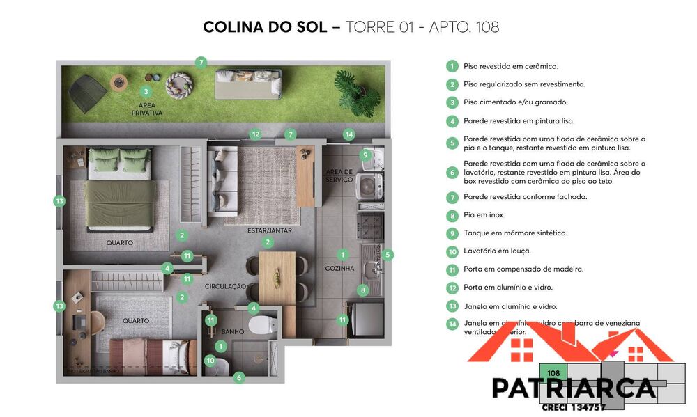 Apartamento, 2 quartos, 39 m² - Foto 6