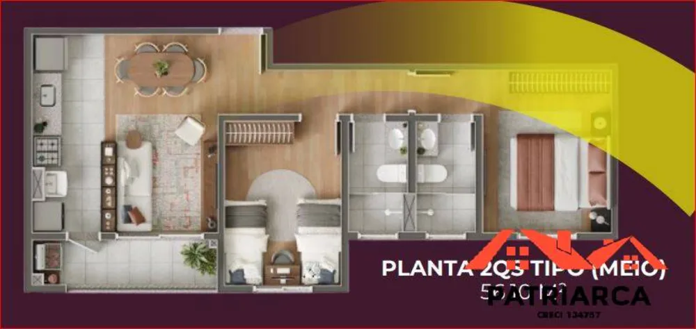Apartamento, 2 quartos, 60 m² - Foto 11