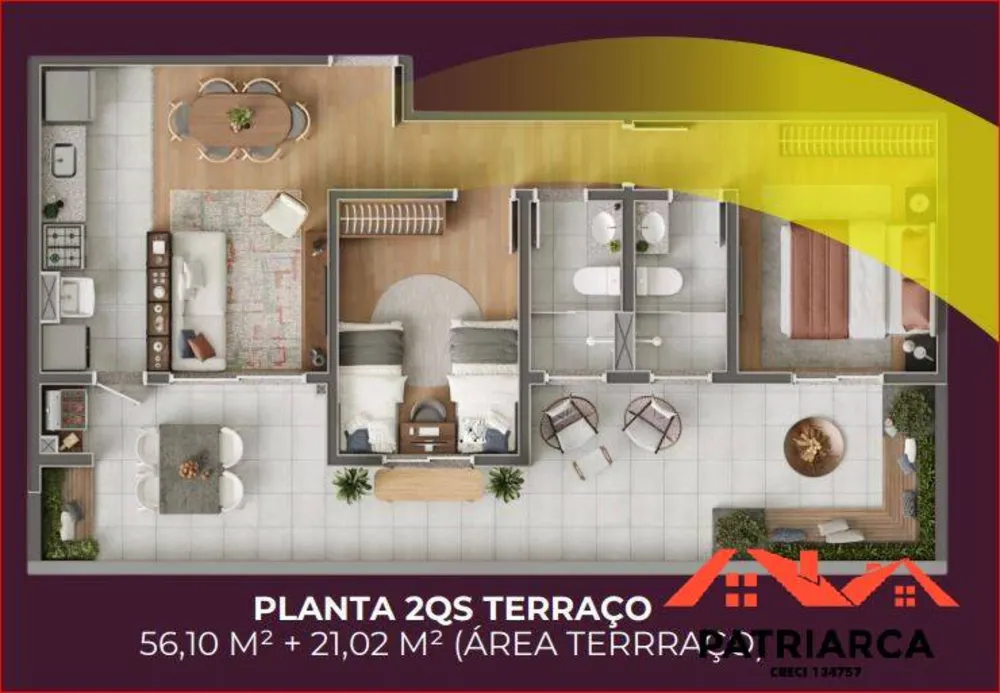 Apartamento, 2 quartos, 60 m² - Foto 13