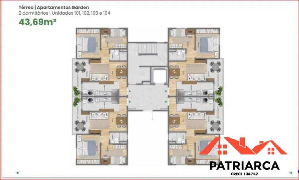 Apartamento, 2 quartos, 39 m² - Foto 12