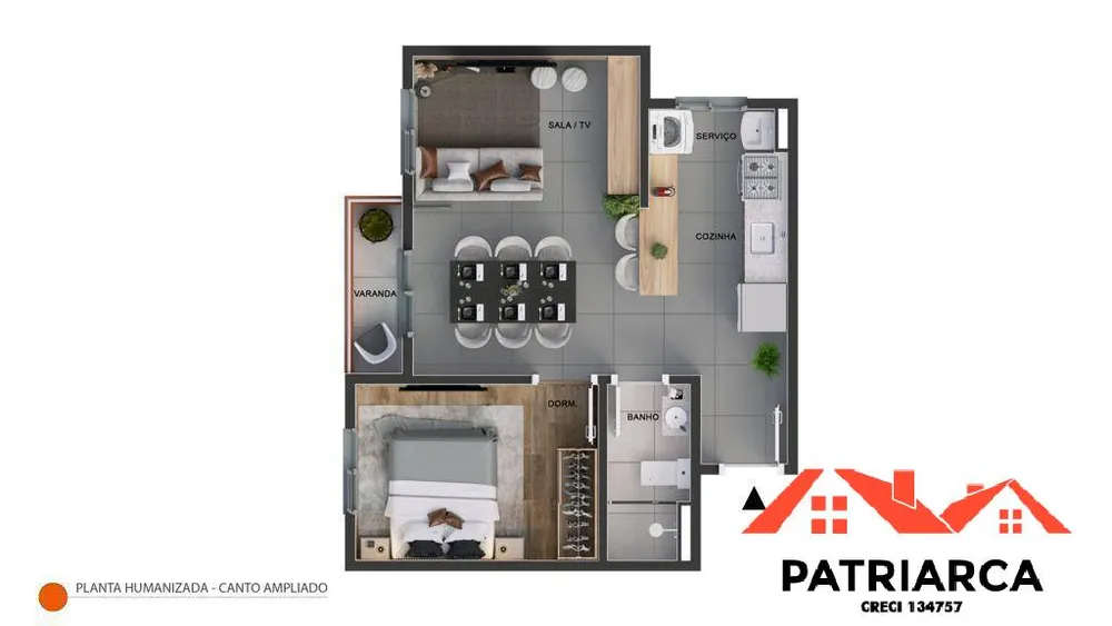 Apartamento, 2 quartos, 39 m² - Foto 14