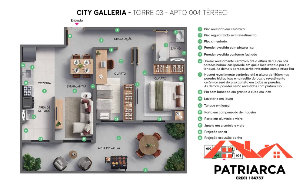 Apartamento, 2 quartos, 45 m² - Foto 4