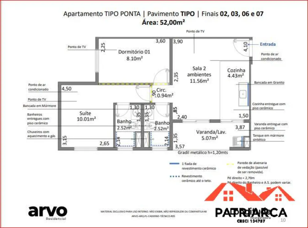 Apartamento, 2 quartos, 50 m² - Foto 10