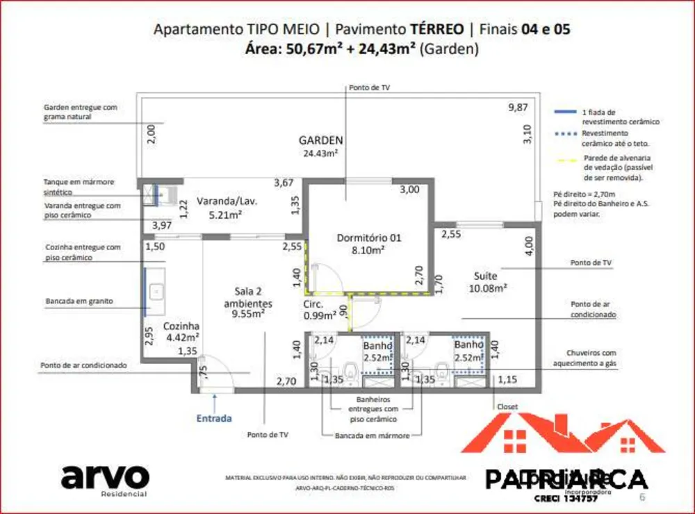 Apartamento, 2 quartos, 50 m² - Foto 8