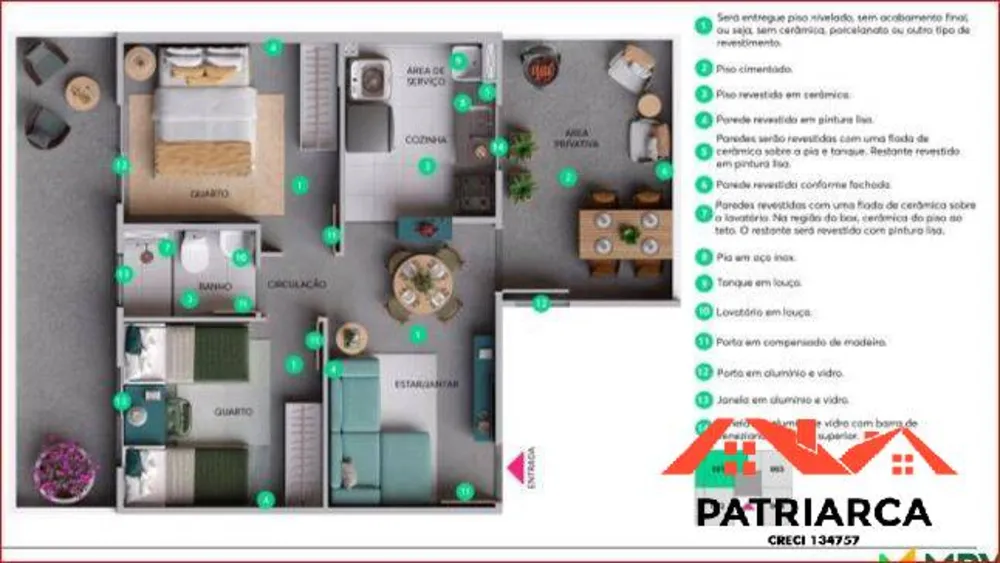 Apartamento, 2 quartos, 40 m² - Foto 11