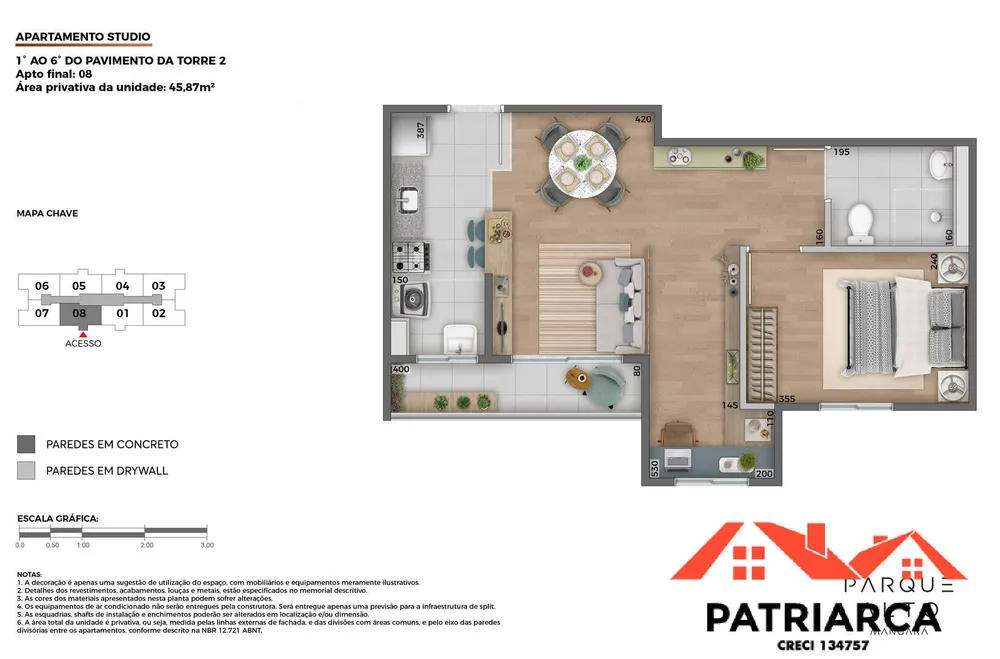 Apartamento, 2 quartos, 34 m² - Foto 14
