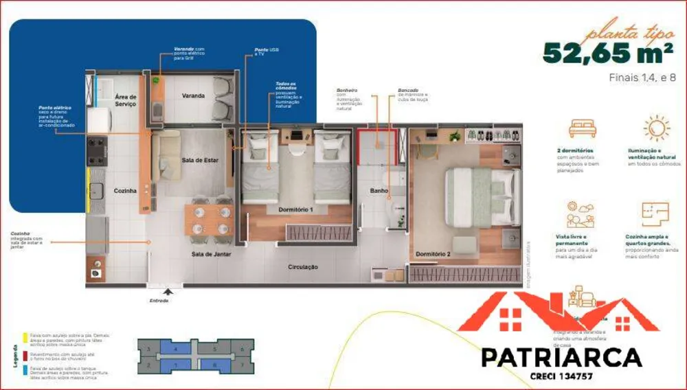 Apartamento, 2 quartos, 58 m² - Foto 16