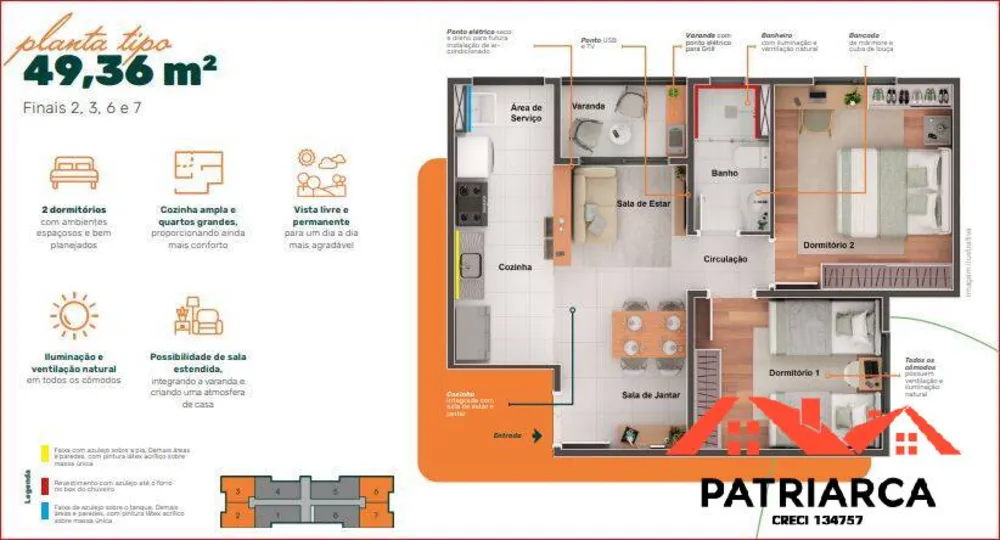 Apartamento, 2 quartos, 58 m² - Foto 15