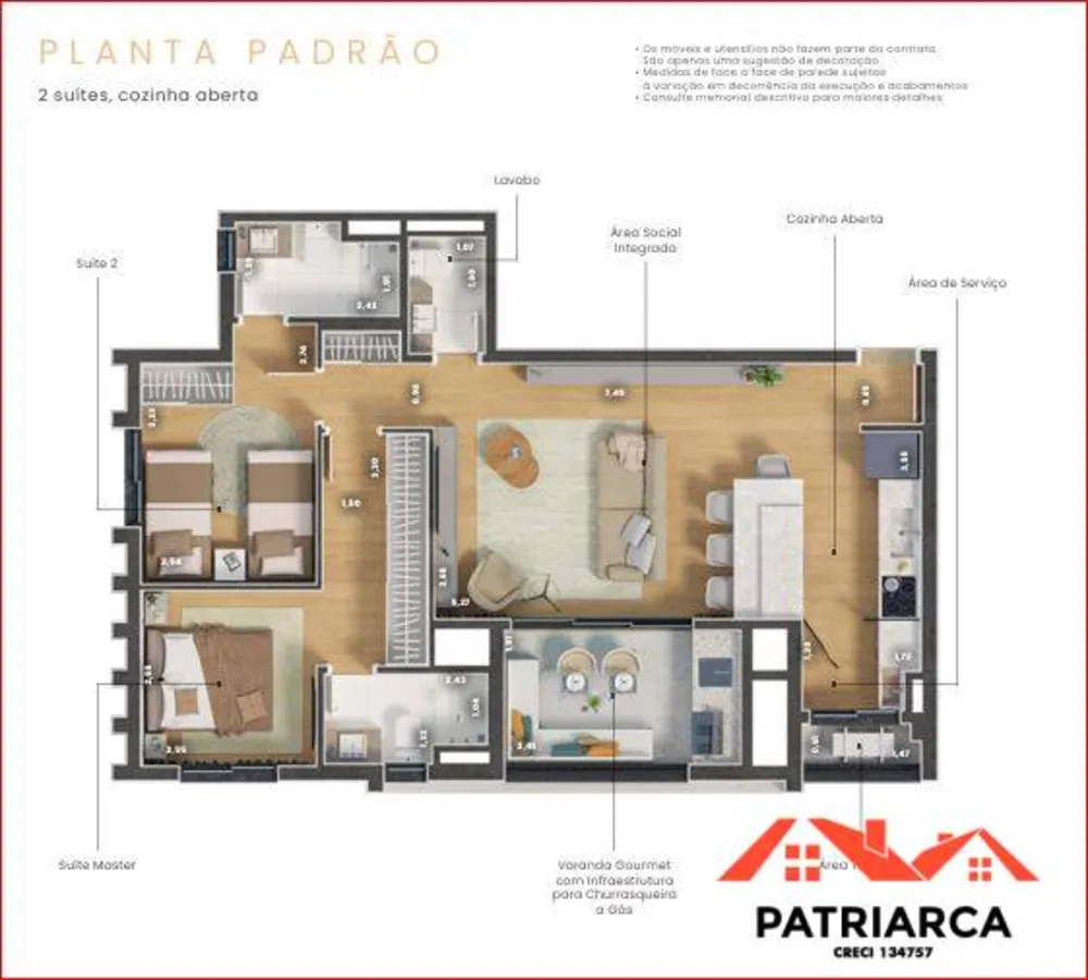 Apartamento, 2 quartos, 77 m² - Foto 13