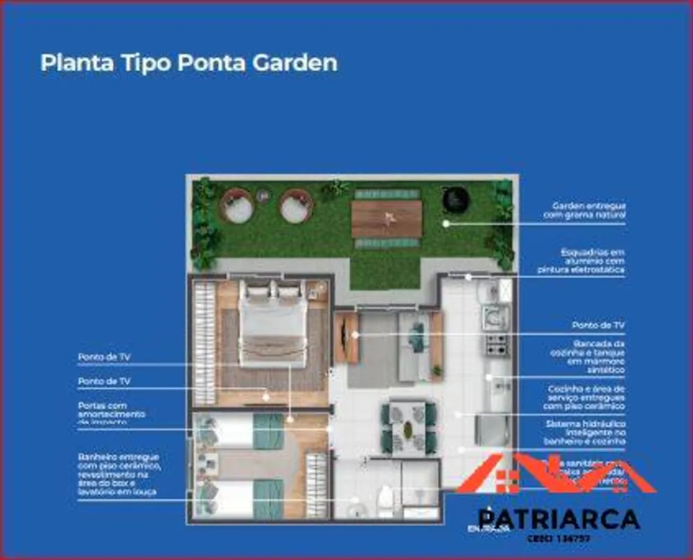 Apartamento, 2 quartos, 37 m² - Foto 13