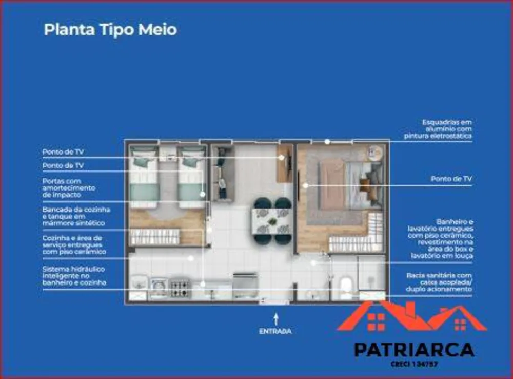 Apartamento, 2 quartos, 37 m² - Foto 15