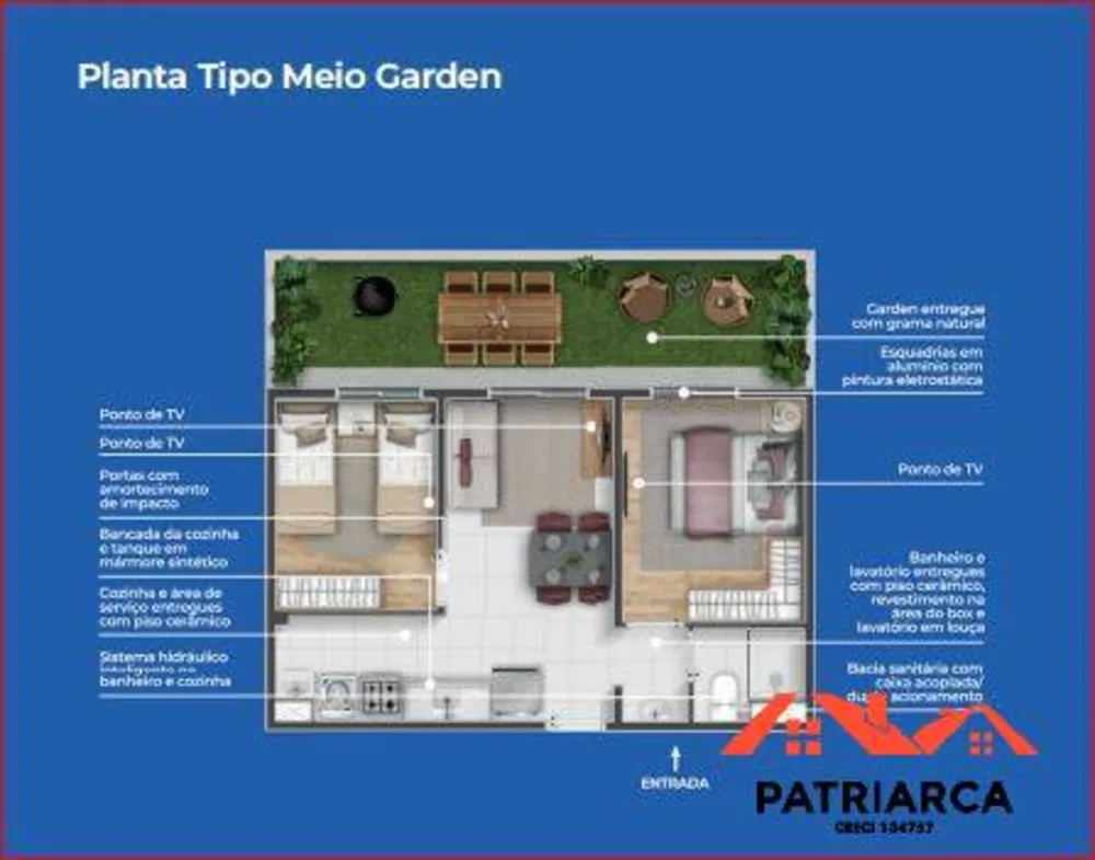 Apartamento, 2 quartos, 37 m² - Foto 14