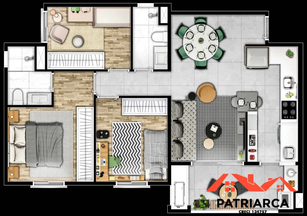 Apartamento, 2 quartos, 76 m² - Foto 15