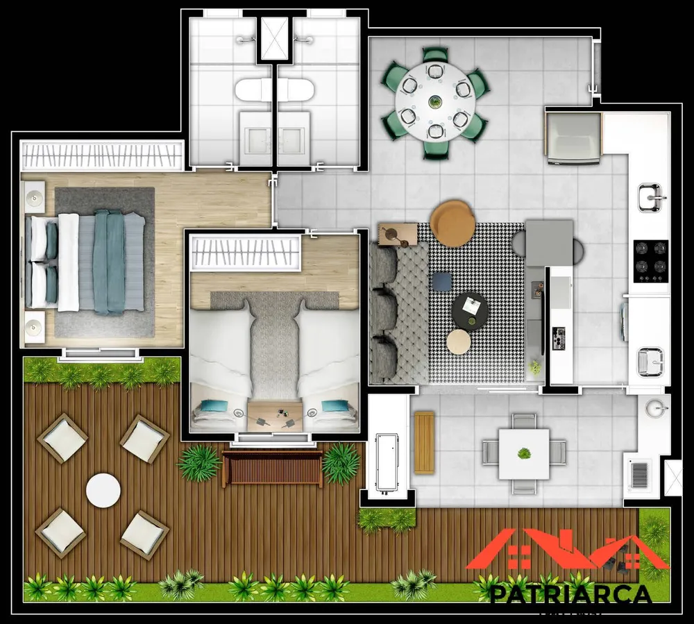 Apartamento, 2 quartos, 76 m² - Foto 6