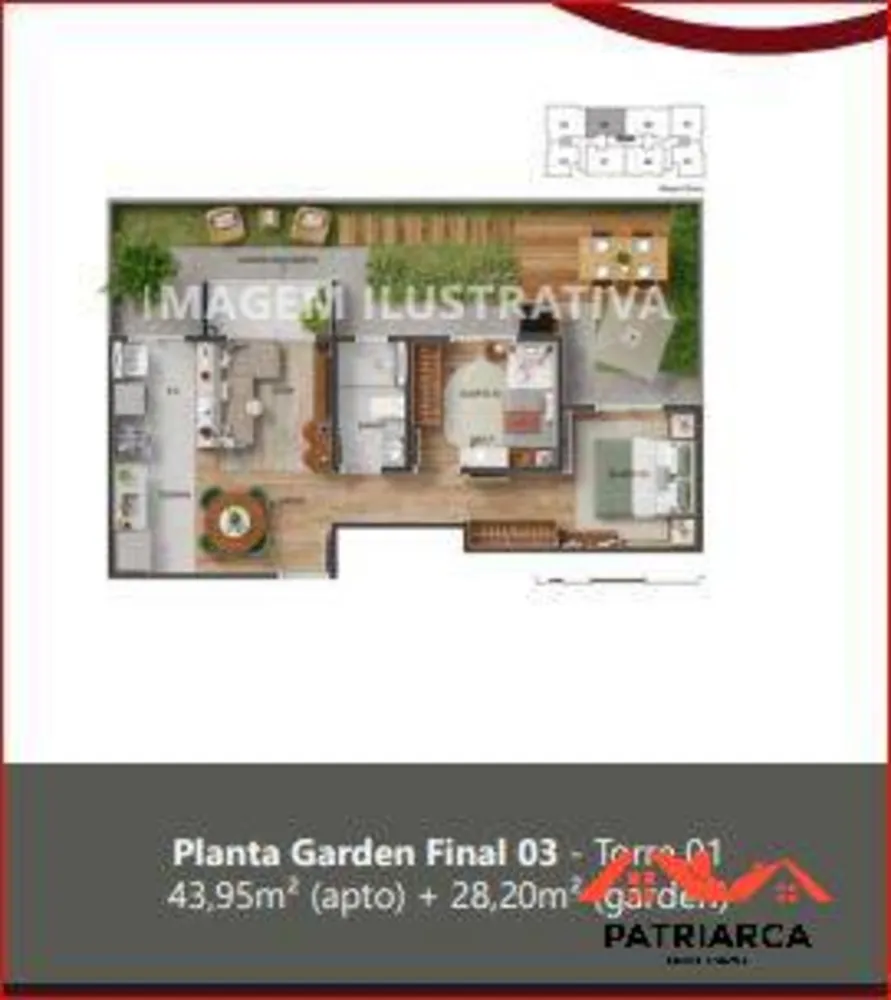 Apartamento, 2 quartos, 45 m² - Foto 10