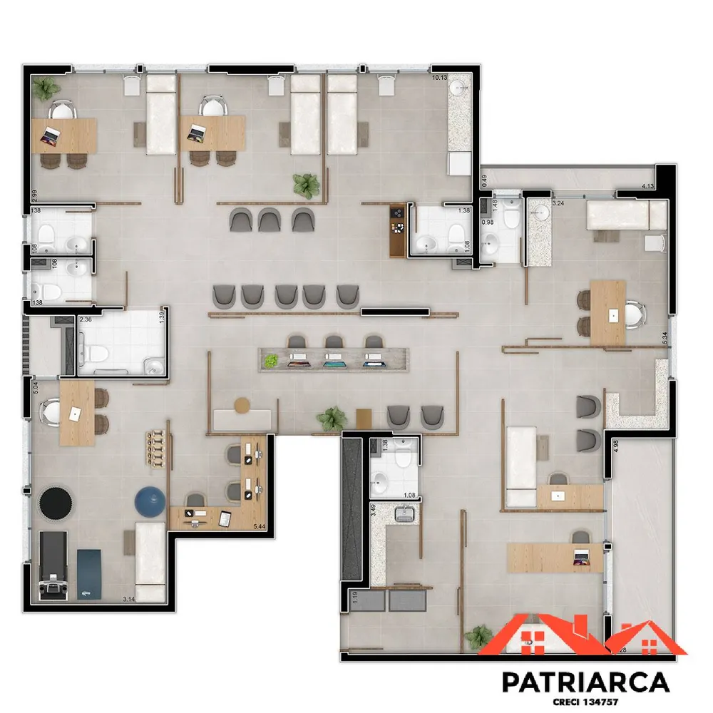 Sala-Conjunto, 32 m² - Foto 2